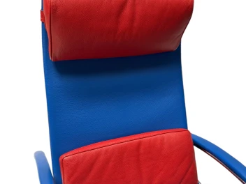 Pair of Grand Repos Lounge Chairs with Stools by Jean Prouvé Tecta , 1980s